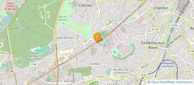 localisation de l'entreprise MONSIEUR DENIS BENAMIROUCHE à CLAMART