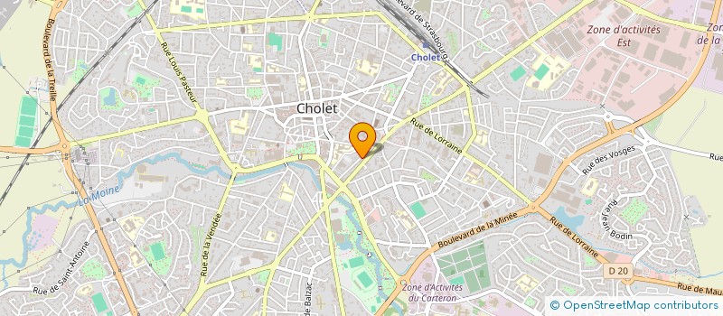localisation de l'entreprise MONSIEUR DENIS BENETEAU à CHOLET