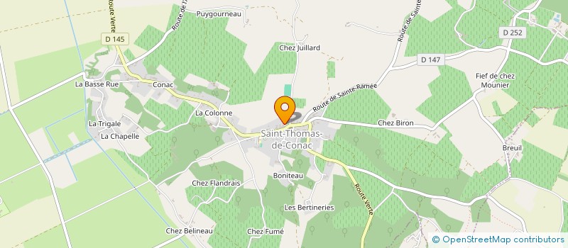 localisation de l'entreprise MONSIEUR DENIS BENQUET  SAINT-THOMAS-DE-CONAC