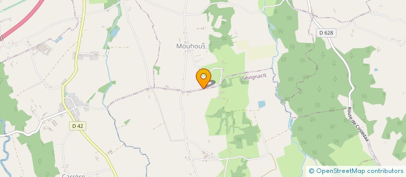 localisation de l'entreprise MONSIEUR DENIS BENQUET  MOUHOUS