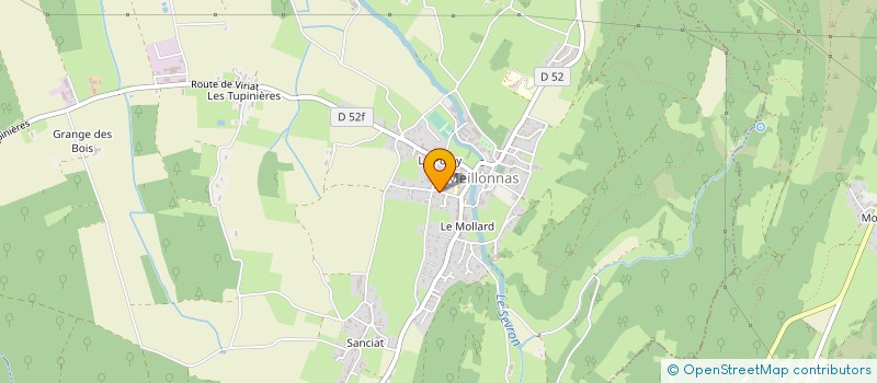 localisation de l'entreprise MONSIEUR DENIS BENSADOUN à MEILLONNAS