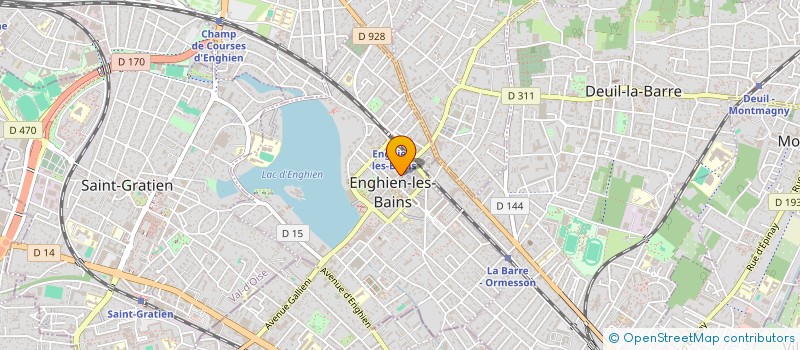localisation de l'entreprise MONSIEUR DENIS BENSOUSSAN à ENGHIEN-LES-BAINS