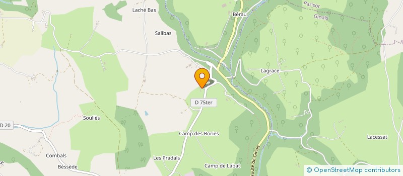 localisation de l'entreprise MONSIEUR DENIS BERARDI  PARISOT