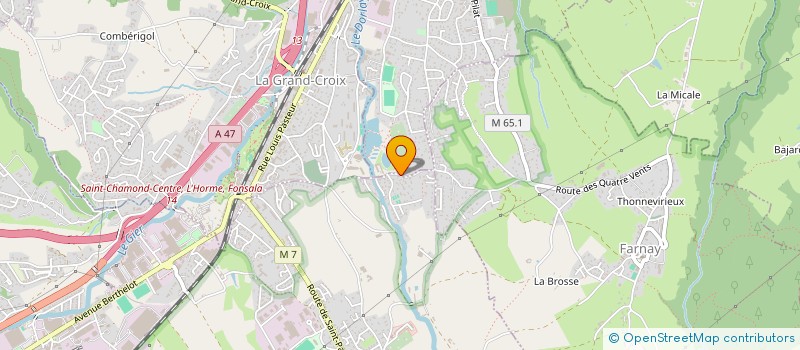 localisation de l'entreprise MONSIEUR DENIS BERAUD  SAINT-PAUL-EN-JAREZ