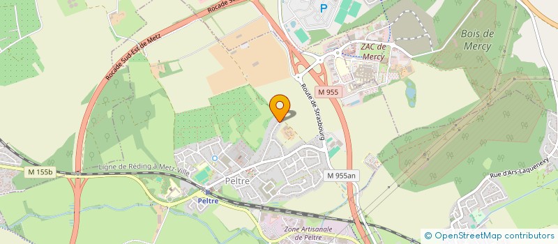 localisation de l'entreprise MONSIEUR DENIS BERCHER  PELTRE