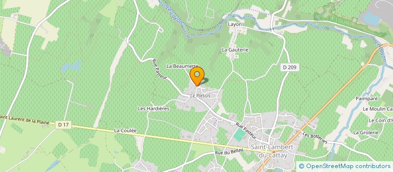 localisation de l'entreprise MONSIEUR DENIS BERNARD  VAL-DU-LAYON