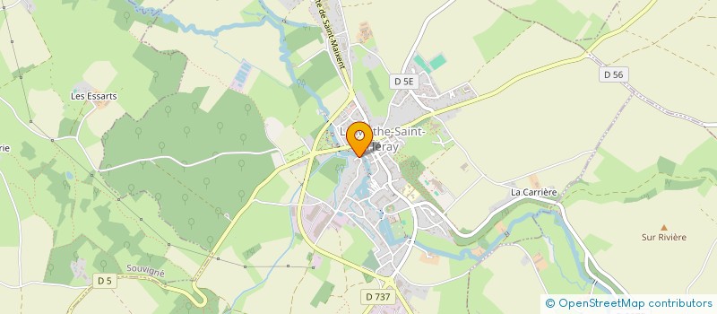 localisation de l'entreprise MONSIEUR DENIS BERNARD  LA MOTHE-SAINT-HERAY