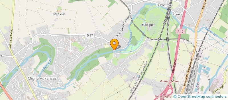 localisation de l'entreprise MONSIEUR DENIS BERNARD-BOUIN à MIGNE-AUXANCES