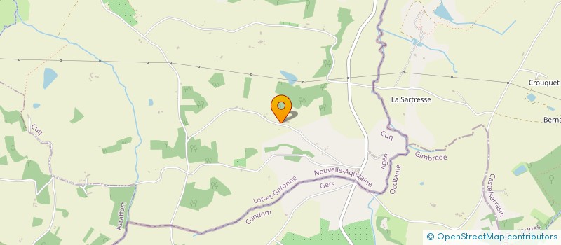 localisation de l'entreprise MONSIEUR DENIS BERNIES  CUQ