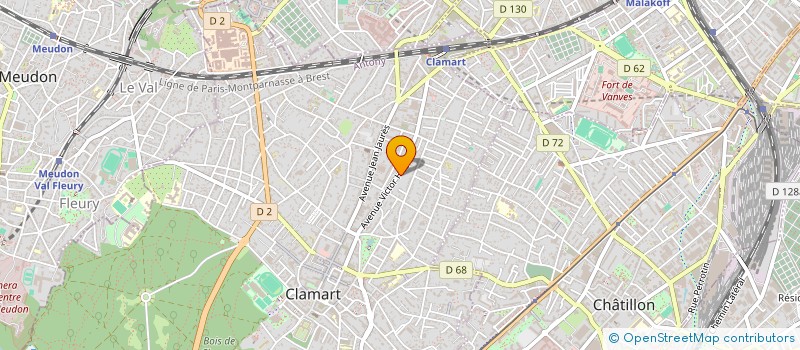 localisation de l'entreprise MONSIEUR DENIS BERTEAU à CLAMART