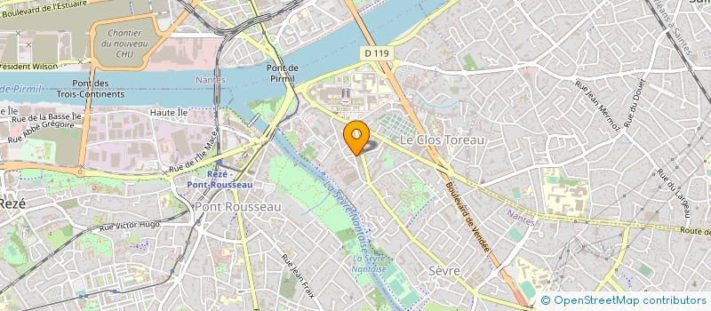 localisation de l'entreprise MONSIEUR DENIS BERTIN à NANTES