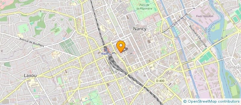 localisation de l'entreprise MONSIEUR DENIS BERTRAND  NANCY