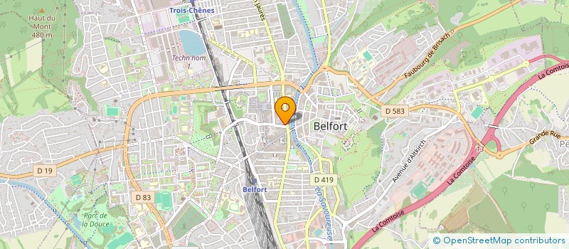 localisation de l'entreprise MONSIEUR DENIS BESCH à BELFORT