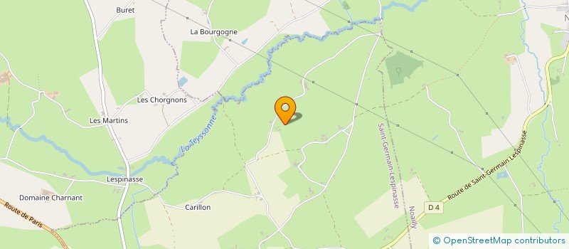 localisation de l'entreprise MONSIEUR DENIS BESSON  NOAILLY