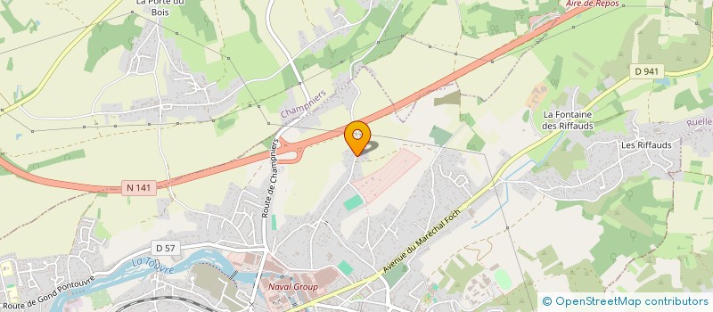 localisation de l'entreprise MONSIEUR DENIS BESSONNAT  RUELLE-SUR-TOUVRE