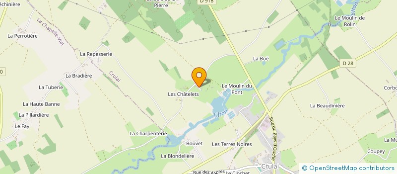 localisation de l'entreprise MONSIEUR DENIS BETTEND à CRULAI