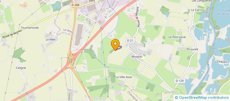 localisation de l'entreprise MONSIEUR DENIS BIGOT  LE RHEU