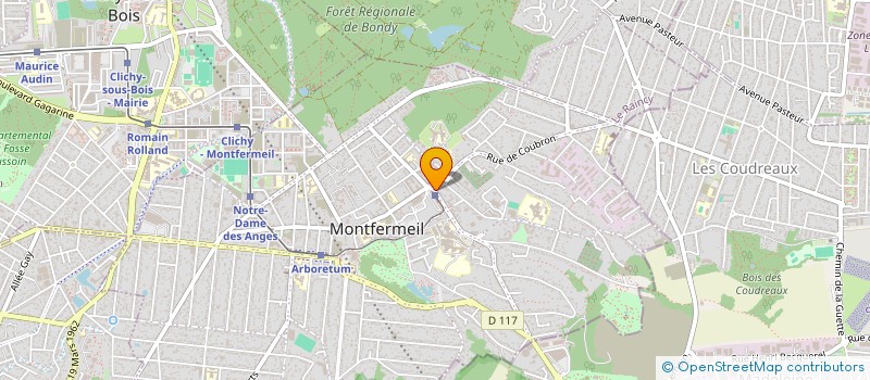 localisation de l'entreprise MONSIEUR DENIS BILLAUDEL  MONTFERMEIL