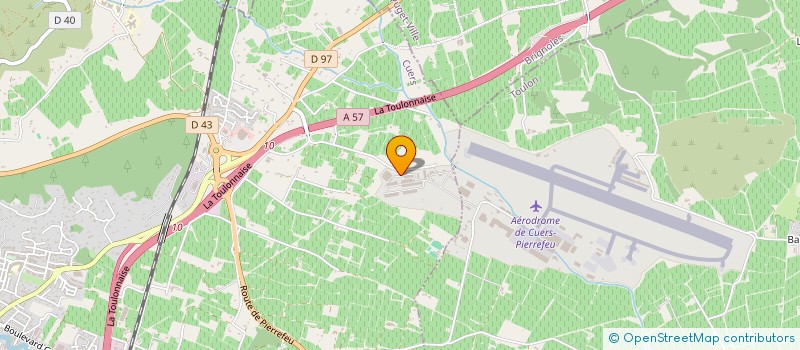 localisation de l'entreprise MONSIEUR DENIS BINET  CUERS