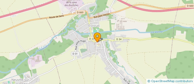 localisation de l'entreprise MONSIEUR DENIS BIRE  ESTISSAC