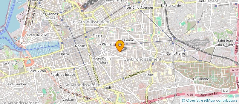 localisation de l'entreprise MONSIEUR DENIS BLANC à MARSEILLE