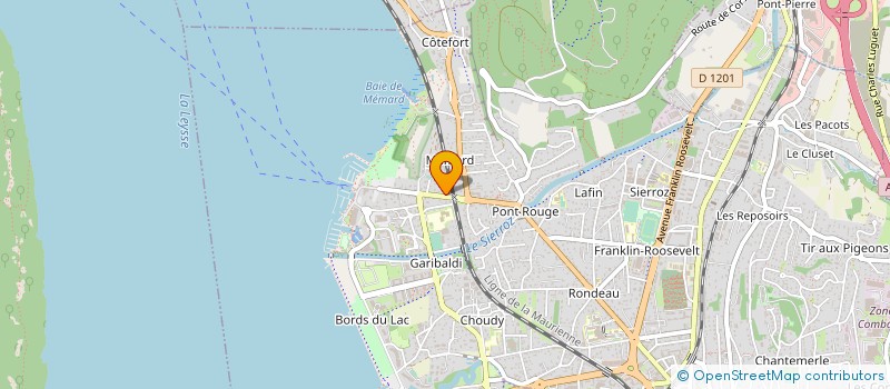 localisation de l'entreprise MONSIEUR DENIS BLANC  AIX-LES-BAINS