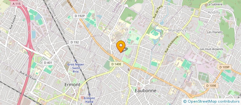 localisation de l'entreprise MONSIEUR DENIS BLANCHARD à EAUBONNE