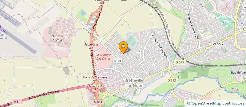 localisation de l'entreprise MONSIEUR DENIS BLANDIN  BRETTEVILLE-SUR-ODON