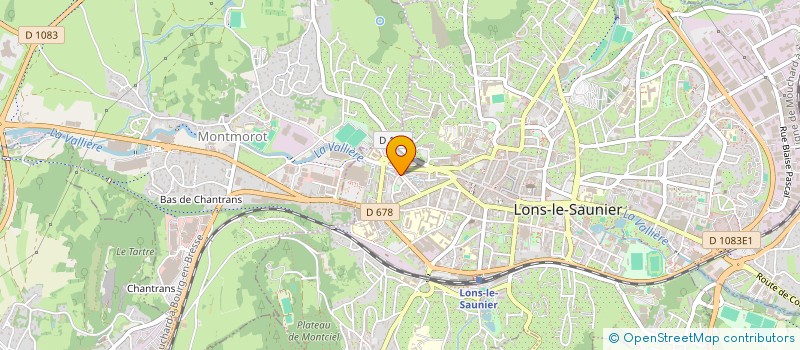 localisation de l'entreprise MONSIEUR DENIS BLANQUART à LONS-LE-SAUNIER