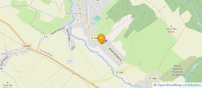 localisation de l'entreprise MONSIEUR DENIS BLAZO  VAL DE BRIEY