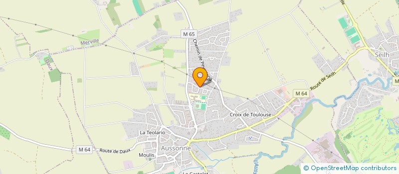 localisation de l'entreprise MONSIEUR DENIS BLONDEL à AUSSONNE