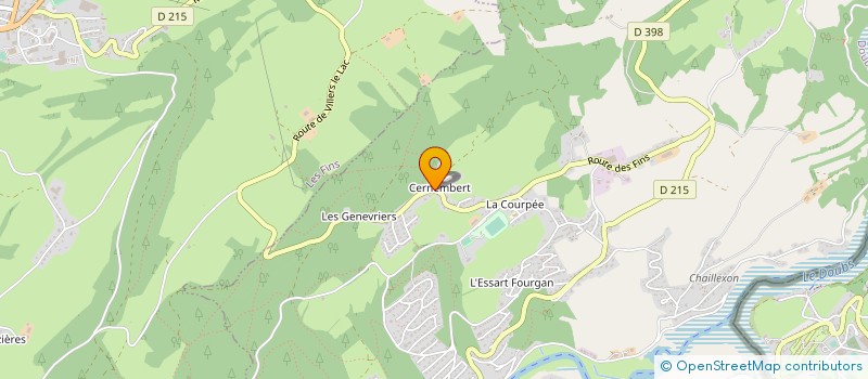 localisation de l'entreprise MONSIEUR DENIS BOBILLIER à VILLERS-LE-LAC