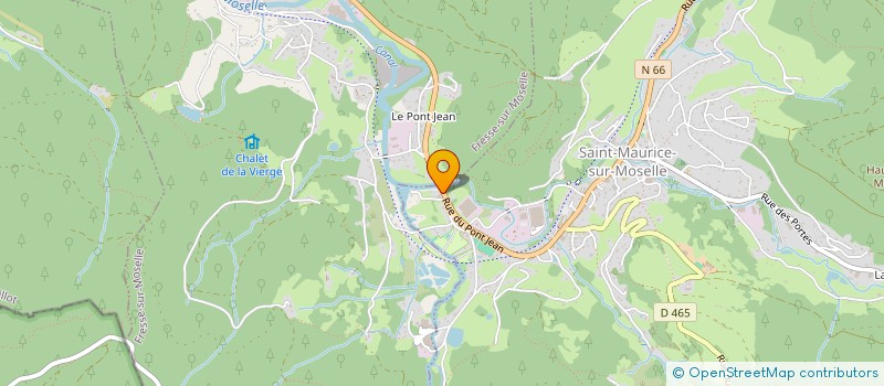 localisation de l'entreprise MONSIEUR DENIS BOCHET  SAINT-MAURICE-SUR-MOSELLE