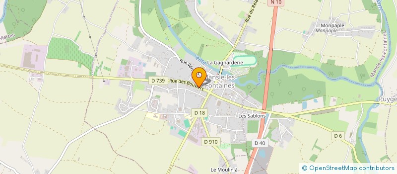 localisation de l'entreprise MONSIEUR DENIS BOIS  MANSLE-LES-FONTAINES