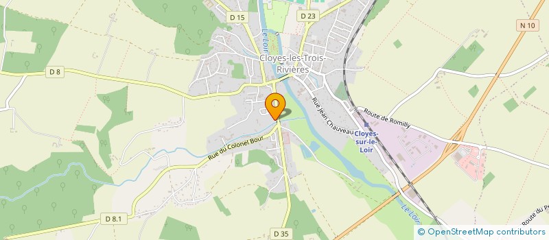 localisation de l'entreprise MONSIEUR DENIS BOISSIERE à CLOYES-LES-TROIS-RIVIERES