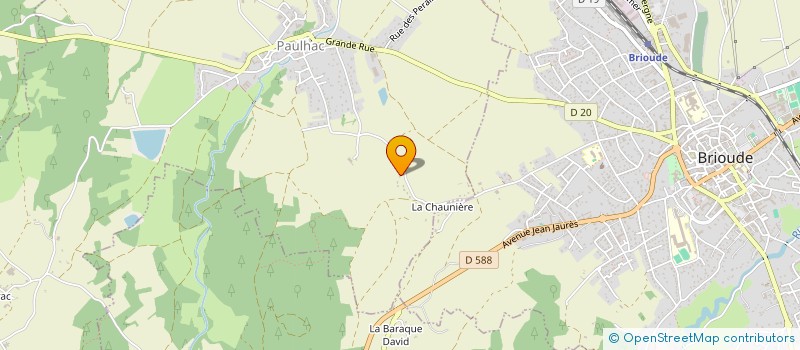 localisation de l'entreprise MONSIEUR DENIS BOMPARD à PAULHAC