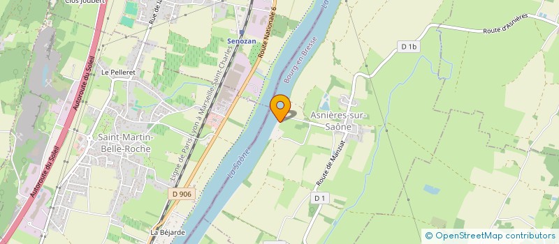 localisation de l'entreprise MONSIEUR DENIS BON à ASNIERES-SUR-SAONE