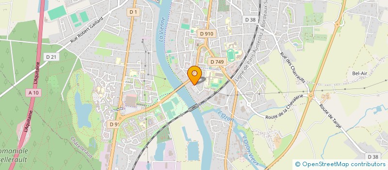 localisation de l'entreprise MONSIEUR DENIS BONNET  CHATELLERAULT