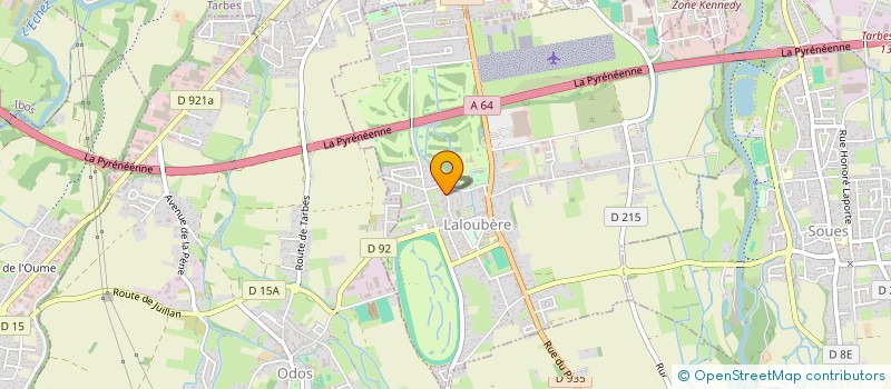 localisation de l'entreprise MONSIEUR DENIS BORDES  LALOUBERE