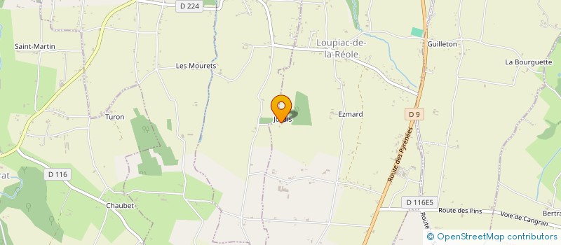 localisation de l'entreprise MONSIEUR DENIS BORDES à LOUPIAC-DE-LA-REOLE