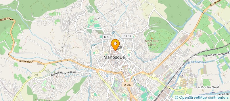 localisation de l'entreprise MONSIEUR DENIS BOTTIGLIERO à MANOSQUE
