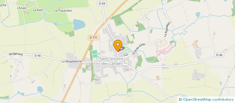 localisation de l'entreprise MONSIEUR DENIS BOUCHET  SAINT-VINCENT-DES-LANDES