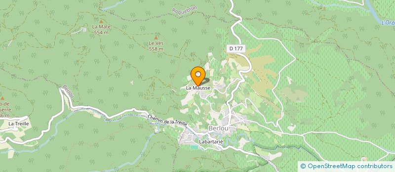 localisation de l'entreprise MONSIEUR DENIS BOUET  BERLOU