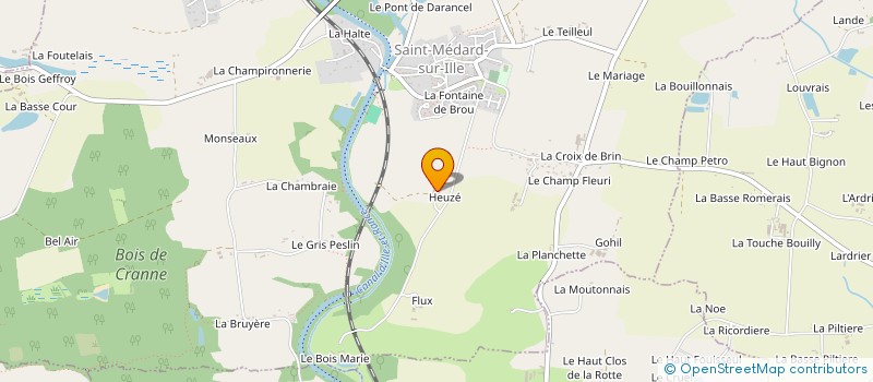 localisation de l'entreprise MONSIEUR DENIS BOUGET à SAINT-MEDARD-SUR-ILLE