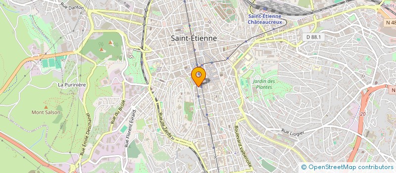 localisation de l'entreprise MONSIEUR DENIS BOULEY  SAINT-ETIENNE