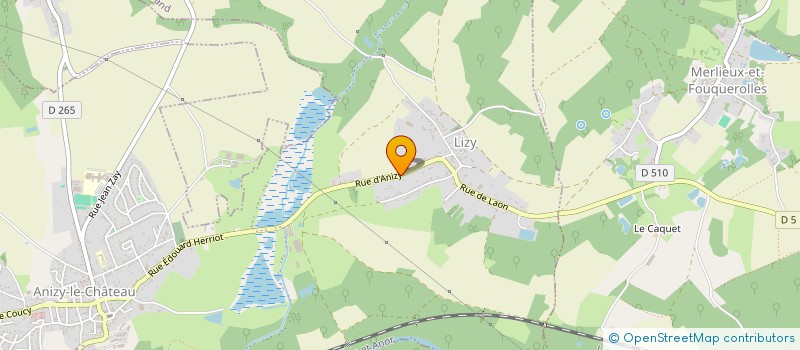 localisation de l'entreprise MONSIEUR DENIS BOULOM à ANIZY-LE-GRAND