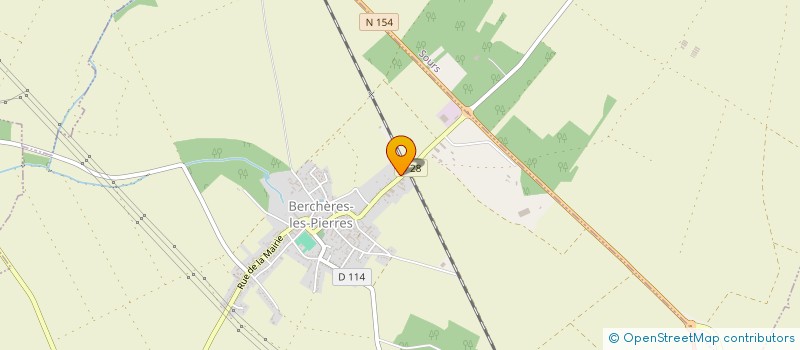 localisation de l'entreprise MONSIEUR DENIS BOURDIN à BERCHERES-LES-PIERRES