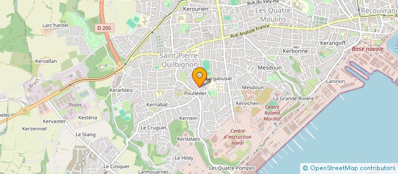 localisation de l'entreprise MONSIEUR DENIS BOURET à BREST