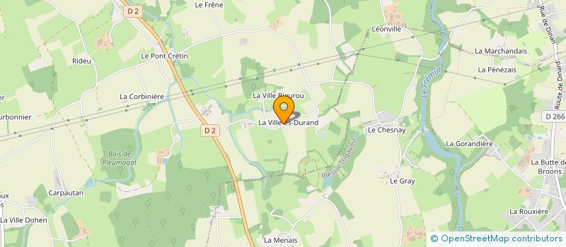 localisation de l'entreprise MONSIEUR DENIS BOURGE  BEAUSSAIS-SUR-MER