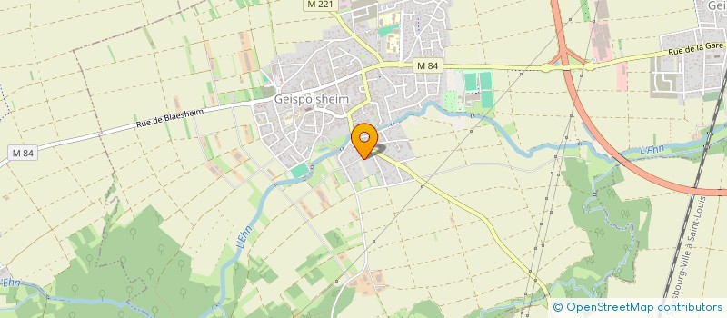 localisation de l'entreprise MONSIEUR DENIS BOURGIA  GEISPOLSHEIM